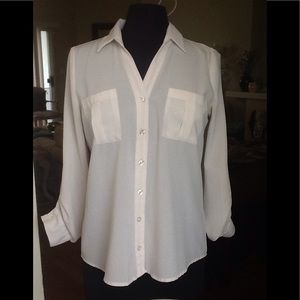Mine brand long sleeve button down shirt